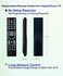 JISOWA Replacement Remote Control Universal for Insignia NS24E730A12 NSRC02A12 NS32E740A12 NS46E560A11 NS55E790A12 Dynex RC4010A DXRC01A12 DXRC02A12 ZRC400 DX32L100A13 DX32L220A12 TV