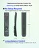 JISOWA Replacement Remote Control Universal for Samsung LCD LED HD Plasma TV with DVD STB Cable VCR Button BN5900511A BN5900598A BN5900599A BN5900604A AA5900411A BP5900107A BP5900116A