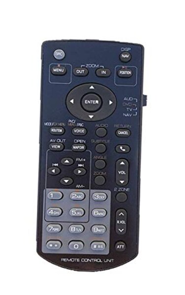 JustFine Replaced Remote Control Compatible for Kenwood DDX6905S DDX373BT DDX774BH DDX790 DDX6704S DNX451RVS DNX9960 DDX719 DMX120BT DNX5160DABS DNX5160BTS DNX3160BT Audio DVD TV