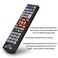 Zerone Multimedia Remote Control Universal Smart Remote Control Controller with Learning Function 3 Devices 126 Keys for TV CBL DVD SAT
