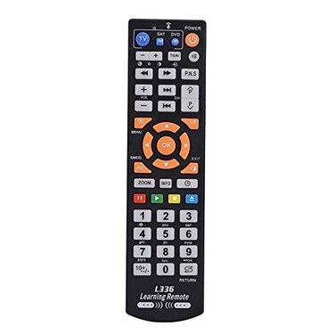 Zerone Multimedia Remote Control Universal Smart Remote Control Controller with Learning Function 3 Devices 126 Keys for TV CBL DVD SAT