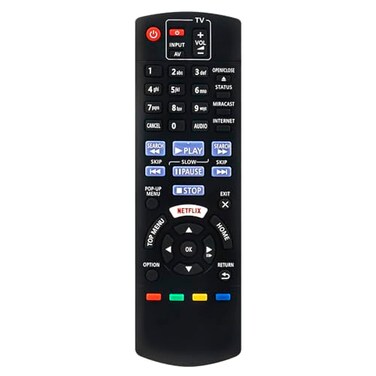 VINABTY N2QAYB001031 Replaced Remote fit for Panasonic BluRay Disc Player DPUB420 UB820 BDT270 DMPBDT271 DMPBDT175 DMPBDT271 DMPBDT174 DMPBDT171 DMPBDT170 DMPBDT166 DMPBDT165 DMPBD833 DMPBD83