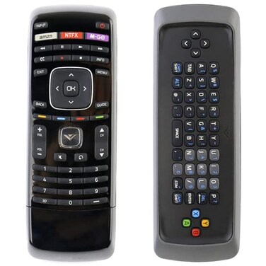 Vizio New 3D Smart 3D TV Dual Side Keyboard Remote Replaceemnt fit for VIZIO E3DB420VX M3D651SV E3D470VXE472VLEE552VLE E460ME M420SR M420SV M470SV M550SV E3D320VX E3D420VX E3DB420VX