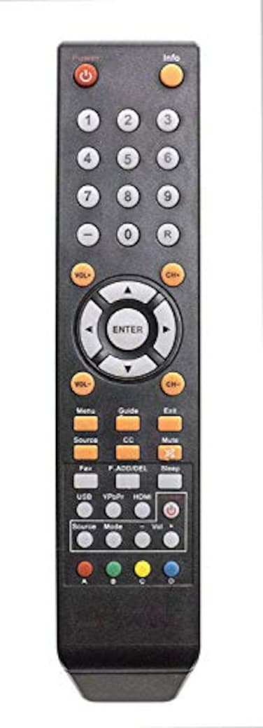 UBay New 8142026670003C Remote Control Compatible for Sceptre TV E165BVWVSS E168BVWVSS E205BVSMQCC E325BVSR X325BVFSR X405BVFSR X505BVFSR U505CVUMR U508CVUMKR U550CVUM08R