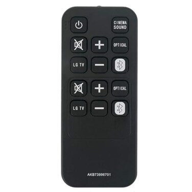 VINABTY New AKB73996711 Replaced Remote fit for LG Sound Plate 240 LAP240 LAP340 LAP345C LAP347C LAP341 SoundPlate Sub Remote AKB73996701