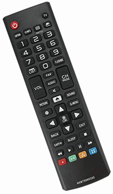 UBay New AKB75095330 Remote Control Replacement for LG TV