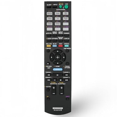 uehba New Replacement Remote RMAAU104 fit for Sony 3D AV Audio Video Receiver Remote Control for Model STRDH520 Part No 148934311