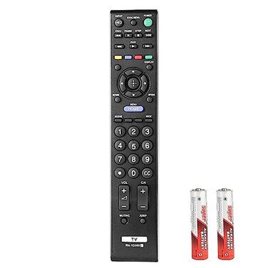 CTRLBETTER New RMYD080 RMYD080 Remote Control Compatible with Sony LCD LED TVs KDL40BX450 KDL32EX340 KDL42EX440 KDL46BX450 KDL40BX451 KDL46BX451 Replacement Controller with Batteries