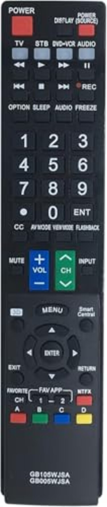 Beyution New Sharp GB005WJSA GB105WJSA Replace Remote Control fit for Sharp LC60LE745U LC60C8470U LC70C8470U LC60LE847U LC60LE845U LC60C7450U LC90LE745U LC70LE847U LC80LE844U RRMCGB005WJSA TV