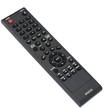 AIDITIYMI NF033UD Replace Remote Control fit for Emerson Sylvania LCD TV LD190EM1 LD190EM2 LD260EM2 LD320EM2 RLD190EM1 RLD190EM2 LD190SS1 LD320SS2 LD190SS2 LD195SSX LD320SSX LD320SS2 A9DF1UH LD320SS1