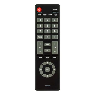 AULCMEET NH305UD Replace Remote Control Compatible with Emerson TV LF501EM4 LF501EM4F LC320EM3FA LF402EM6 LF402EM6F LF461EM4 LF461EM4A LF501EM4A LF501EM5 LF501EM5F LF501EM6F NH310UP 32FNT004 NH305UD N