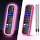 OneBom ONEBOM 2 Pack Case for Roku Remote Cover for HisenseTCL Roku TV Steaming StickExpress Universal Replacement Controller Silicone Sleeve Skin Glow in The DarkGlow PinkRose Red