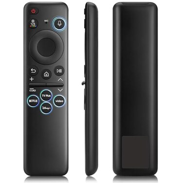 OMAIC Rechargeable Voice Remote for SamsungTVRemoteControlReplacement Compatible with Samsung Smart Frame Curved QLED TVs