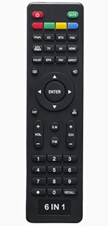 AULCMEET Remote Control Replacement Compatible with VIORE Pioneer Polaroid RCA Vios Speler TV RC2012V LED19VH50 LED19VH50M LED22VH50 LED22VF50 LED26VF50 VD2655 LED32VH50 LED26IF50 RLDED3258AD