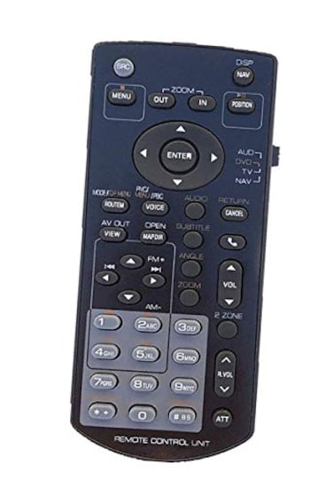 JustFine Replaced Remote Control Compatible for Kenwood DDX271 DNX571TR DNX691HD DNX570HD DDX896 DDX9717BTS DNN992 DNX570TR DDX5055BT DNX773S DNX890HD DNX6040EX Audio DVD TV