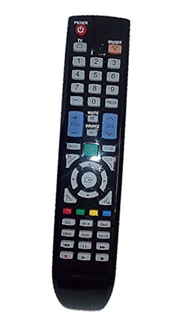 JustFine Replaced Remote Control Compatible for Samsung PN58A760T1FXZC UN55B6000 PN58B550T2 LN40A550P3F LN46A660A2FXZA PL50B530S2FXZX TV