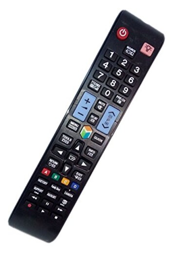 JustFine Replaced Remote Control Compatible for Samsung PN64E7000FFXZA AA5900558A UN46ES7100FXZA PN60E8000GFXZA UN60ES7550F LED HDTV TV