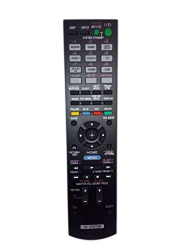 JustFine Replaced Remote Control Compatible for Sony STRDH720 RMAAU106 148934511 RMAAU107 STRDH830 AudioVideo AV Receiver Home Theater System