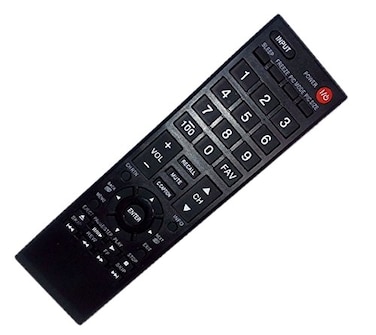 JustFine Replaced Remote Control Compatible for Toshiba 40E200U1 19AV600UZ 26C100U1 32FT2U 40L1400 LED HDTV TV