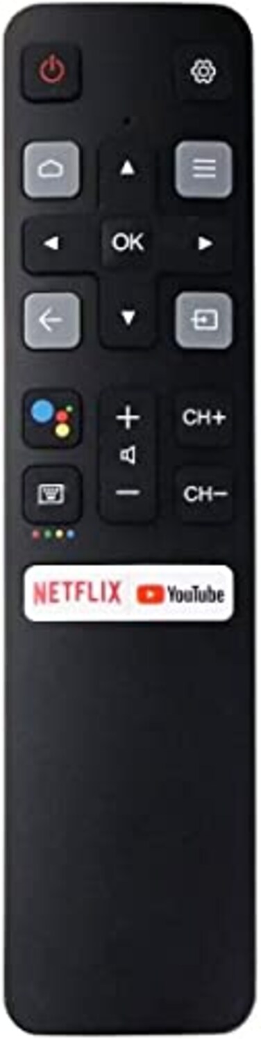 UBay Replacement for TCL Google TV Remote Control Compatible with TCL FHD HDR LED UHD QLED Smart TVs