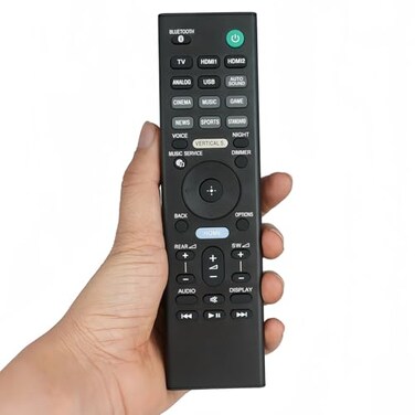 Kassionel Replacement Remote Control Compatible for Sony HTZ9F SAWZF9 HTX9000F SAXF9000 Soundbar