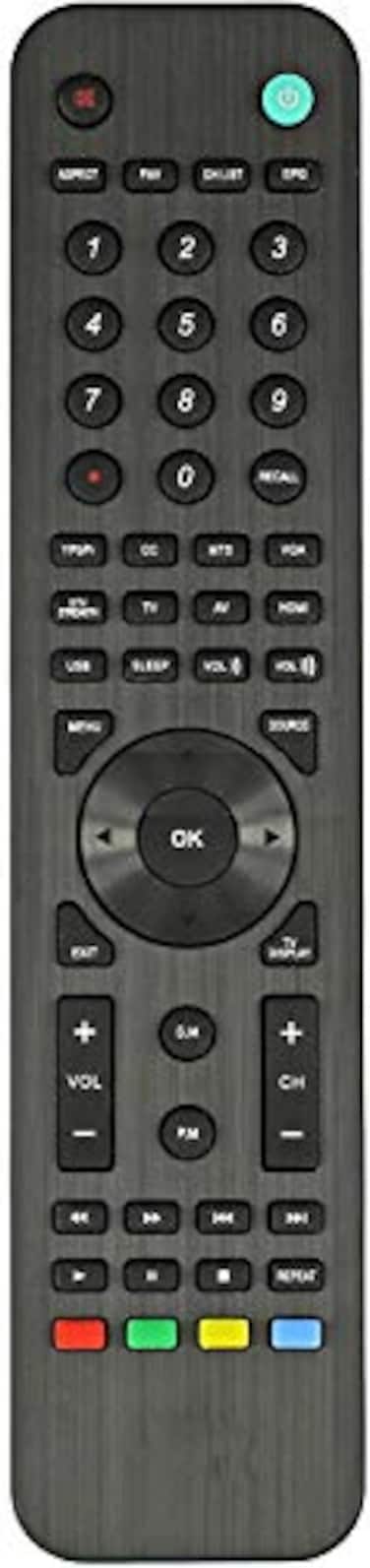 UBay RMC1240 Remote Control Replaced for JVC LCD TV LT19EM74 LT24EM74 LT28EM74 LT29EM75 LT32EM75 LT42EM74 LT43EM75 LT49EM75 LT48EM75 LT55EM75