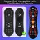Winceed Silicone Case for TiVo Stream 4K Remote AntiSlip Shockproof Protective Cover for TiVo Stream Remote Controller Sleeve Protector Skin Black