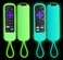 TOKERSE 2 Pack Silicone Case Compatible for Roku ExpressStreaming StickPremiere Remote Cover Compatible with TCL Roku Smart TV Remote Control Replacement Sleeve Skin Glow in The Dark Blue Green