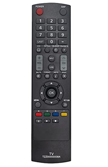 Beyution TZZ00000008A Replace Remote Control fit for Panasonic LCD TV TCL42U5 TCL32C5 TC32LC54 TCL3252C TCL32C5X TCL422U5X