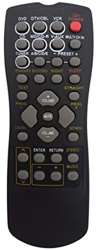 Gorilla babo Universal Remote Compatible for Yamaha RAV180 RXV995 RXV2095 AudioVideo Receiver