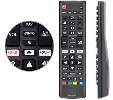 UBay Universal Remote Control AKB75095307 for LGTVRemote Compatible with LG UHD OLED 4K 8K Smart TVs