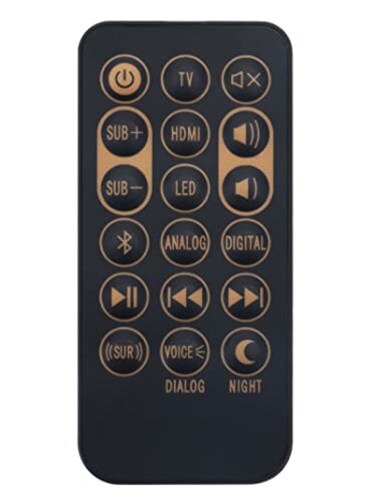VINABTY Remote Control Replacement for Klipsch Sound Bar Speaker R4B R4B RSB6 RSB3 Rsb14 RSB8 RSB8 SB6 RSB6 RSB3 1062590