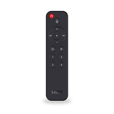 WiiM Voice Remote for Mini and Pro Audio Streamer PushtoTalk 4 Music Preset Buttons