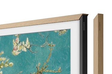 Samsung 50inch The Frame Customizable Bezel Modern Teak VGSCFA50TKBZA 2021 Model
