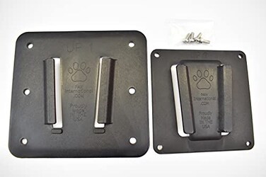 PAW International Polymer Plastic RV TV Bracket System Black 2 pc Set 1Male TV Bracket VESA 100x100mm 1Female Wall Mount See Video How to Measure Your VESA Bolt Pattern