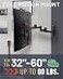 ECHOGEAR SwiftStud Swivel Full Motion TV Wall Mount for TVs Up to 60 Smooth Extention Tilt Wall Template for Easy Install On 1 Stud Level Hide Cables After Install