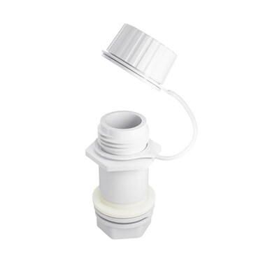 HQAPR Threaded Drain Plug with Plastic Tethered Cap for CoolerCompatible with Igloo 50165 Qt Coolers Cooler Drain Plug Replacement Parts