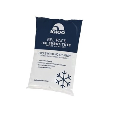Igloo MaxCold Gel Ice Packs Reusable Ice Packs for Coolers Long Lasting Cold Freezer Pack for Lunch Boxes and Camping