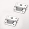 Gosknor 2pcs Cooler Hinges for Coleman 5235 6262 6270 Stainless Steel Hinge Replacement with 8 Screws Camping Coolers Accessories
