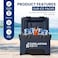 Everlasting Ice Rapid Performance Reusable Ice Packs for Lunch Boxes Lunch Bags or Coolers 4 Pack Cold for Up to 12 Hours Ice Packs for Cooler Long Lasting for Camping Beach School