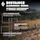 BLACK DIAMOND Distance FLZ Trekking Poles Pair Aluminum Adjustable ZPole Design FlickLock Lightweight Poles for Hiking Trail Running Pewter 110 cm