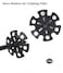 JJZS Ski Pole Baskets Replacement Snow Baskes for Trekking Poles Hiking Poles Walking Poles Trekking Pole Tips Replacement Ski Poles Basket for Snoeshoe Poles Pack of 4