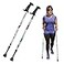 Urban Poling ACTIVATOR MODA with Snow Trekking Baskets Silver with Blue Green Yellow 1 Pair For Users 426 Lightweight Aluminum Nordic Walking Sticks Collapsible Adjustable Hiking