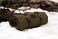 1844 Helko Werk Handmade Waxed Canvas Cowboy Bedroll Camp Bed Roll w Leather Straps ZipperWaterproofSleeping Bag Bedroll Forest Green F8761FG