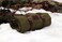 1844 Helko Werk Handmade Waxed Canvas Cowboy Bedroll Camp Bed Roll w Leather Straps ZipperWaterproofSleeping Bag Bedroll Forest Green F8761FG