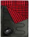 BESTEAM Double Sleeping Bag Flannel for Adults Kids Queen Size for 2 Person with 2 Pillows Warm Cold Weather Sleeping Bag for Camping Hiking Waterproof Lightweight with Compression SackBlack