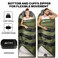IFORREST ExtraWide Sleeping Bag for Adults and Teens Cold Weather All Seasons SinglePerson Camping Bed Doubles as a Blanket or Mat for Couples Big and Tall 40 ExtraWide Warm XXL Green