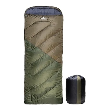 TETON Sports Teton Celsius Regular 0F Degree Sleeping Bag AllWeather Sleeping Bag for Adults and Kids Camping Made Easy and Warm Compression Sack Included