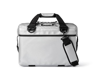 AO Coolers Expedition Carbon Soft Cooler with HighDensity Insulation Silver 24Can