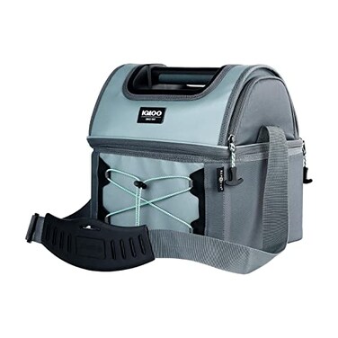 Igloo Gripper Maxcold Insulated 16can Lunch Bag CoolerGray